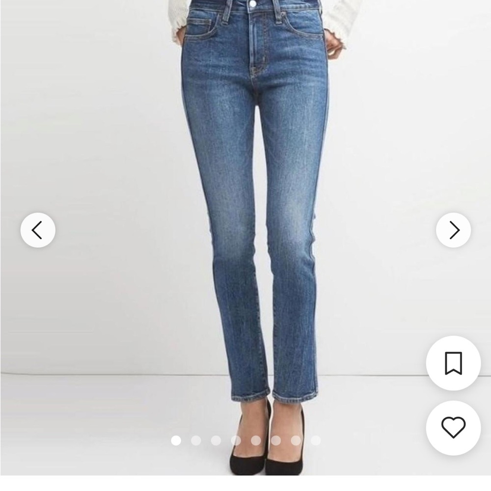 GAP high rise slim jeans